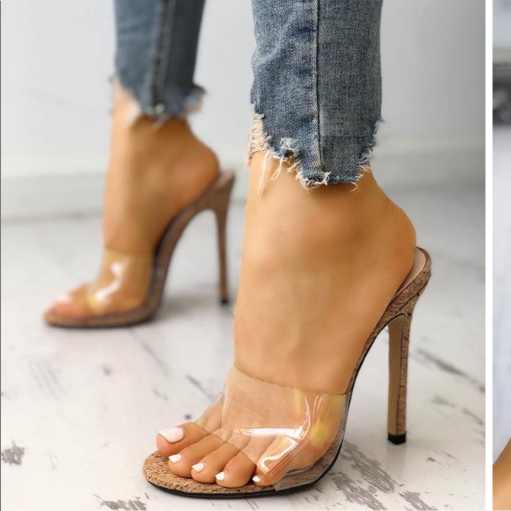 Clear Strap Heel - new